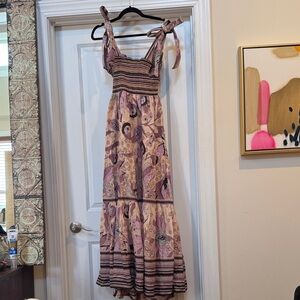 Anthropologie Patterned Maxi Dress